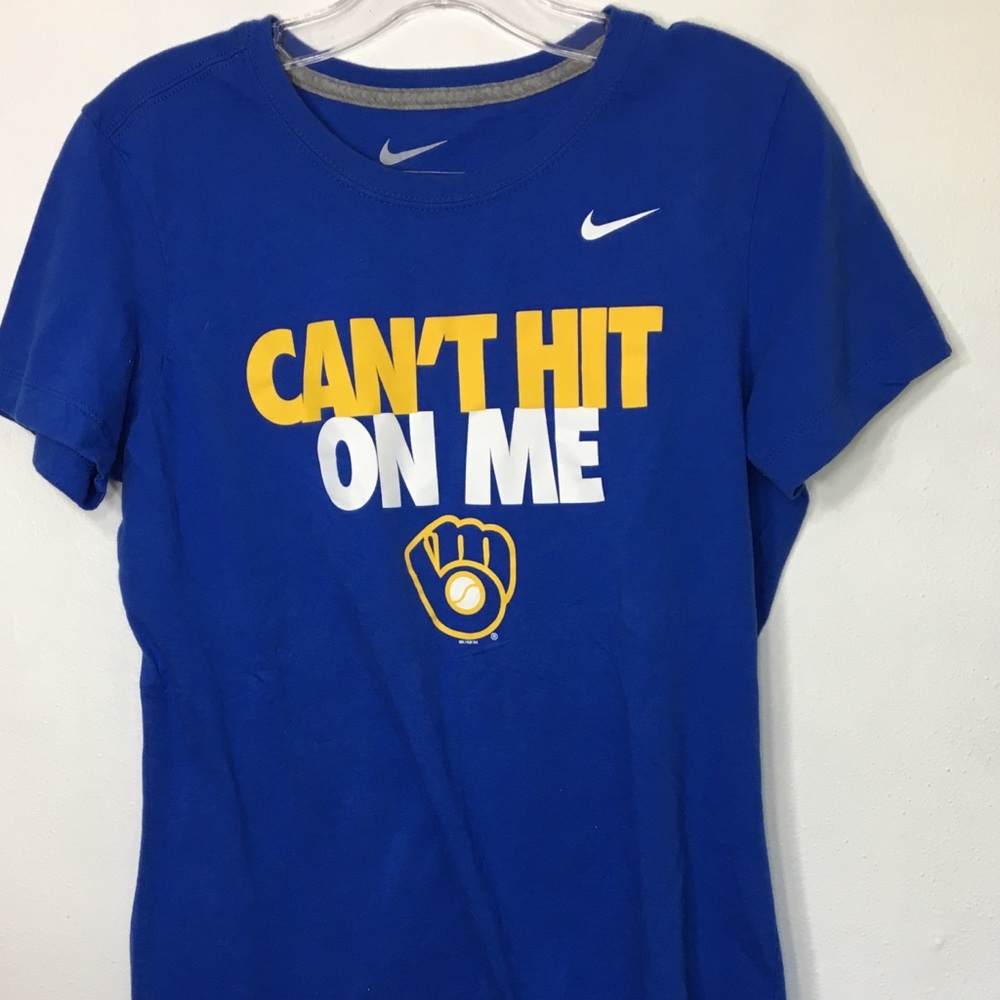 Brewers Nike Slogan T Slim Fit